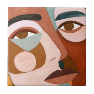 Geo Face Upclose Fliese