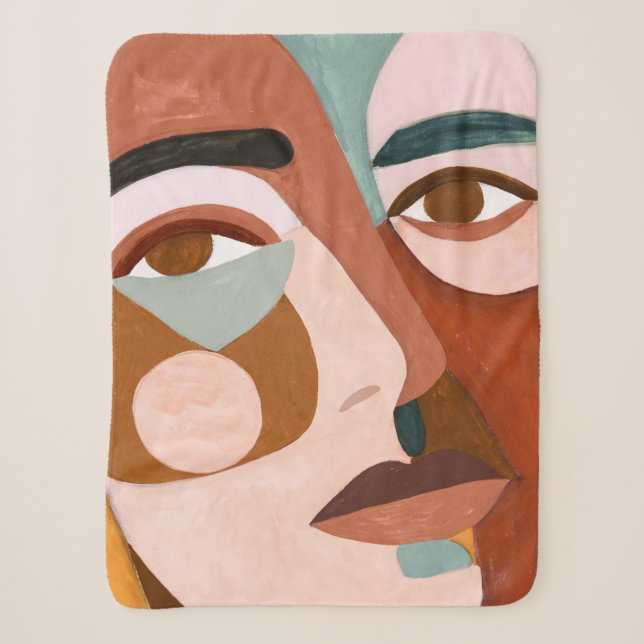 Geo Face Upclose Sherpadecke (Vorderseite)