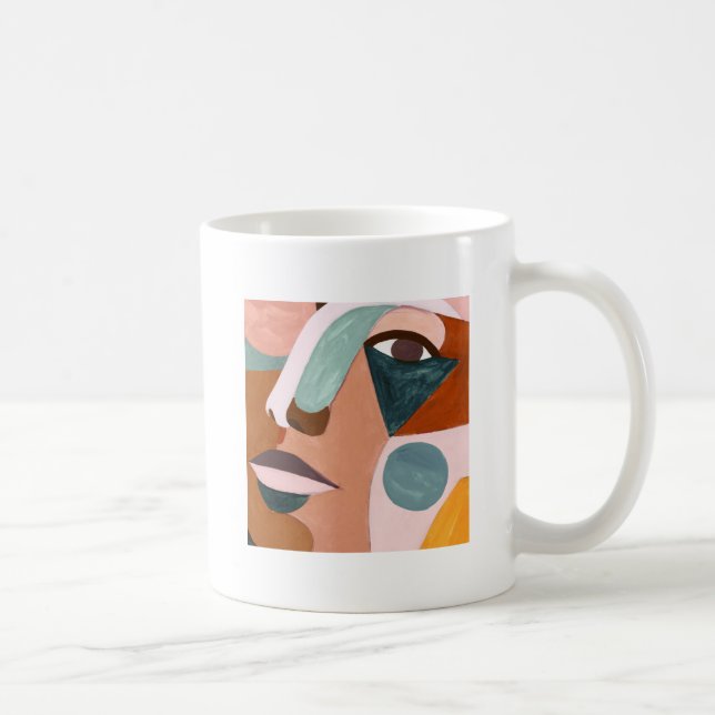 Geo Half Face Kaffeetasse (Rechts)