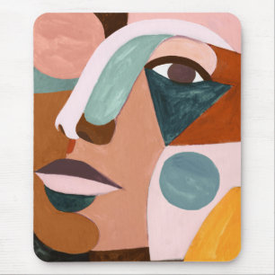 Geo Half Face Mousepad