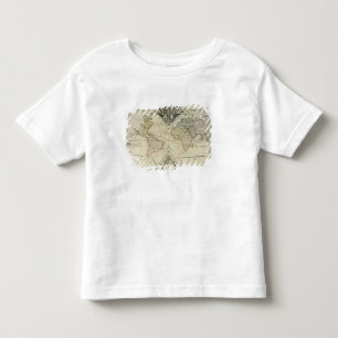 Geo-Hydrografisches Mappamonde Kleinkind T-shirt