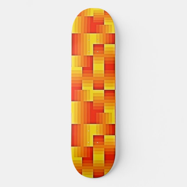 Geo Muster 2 Skateboards (Vorderseite)