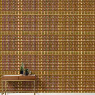 Geo Repeat Brown Tapete