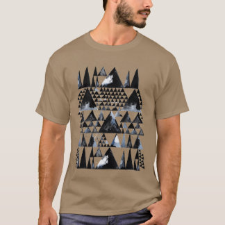 Geo Scandi Black Triangle T-Shirt