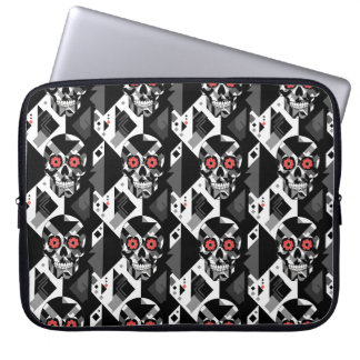 Geo-Sensenmann: Chic trifft Skull Laptopschutzhülle