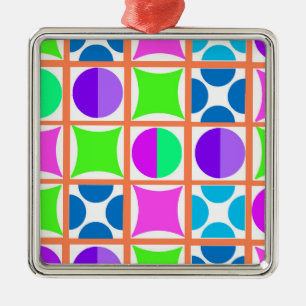 Geo Silbernes Ornament