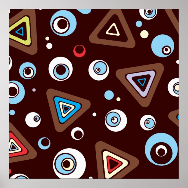 Geo Triangle Poster (Vorne)