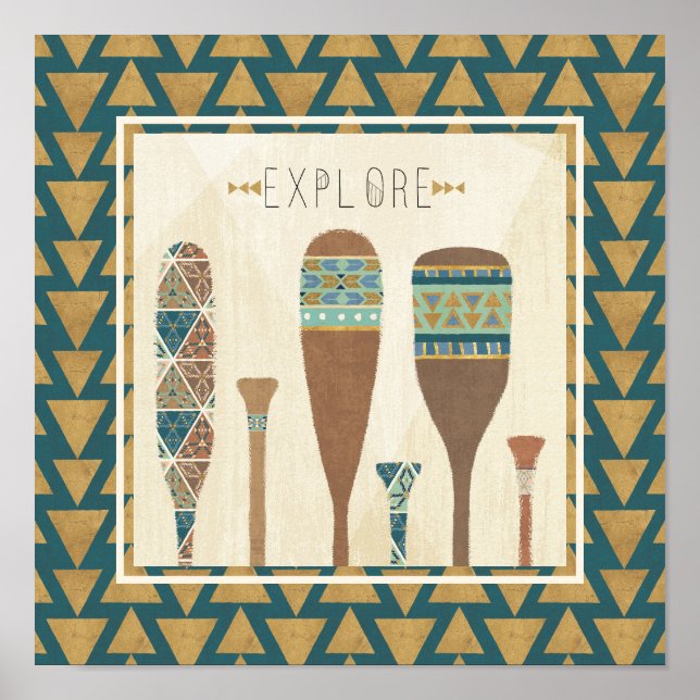 Geo VII | Entdecken Poster (Vorne)