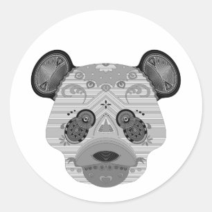 Geobär Runder Aufkleber