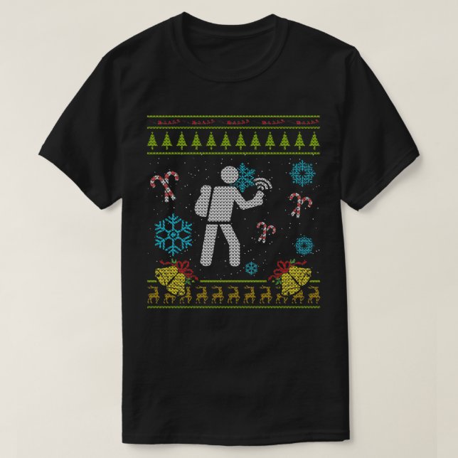 Geocache Christmas Sweater Shirt Geocaching Christ (Design vorne)