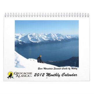 GeocacheAlaska 2012 Monatskalender Kalender