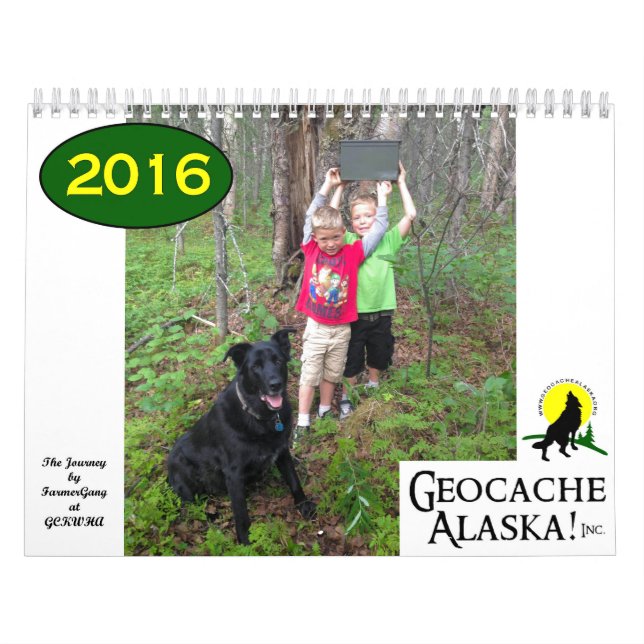 GeocacheAlaska! Kalender 2016 (Titelbild)