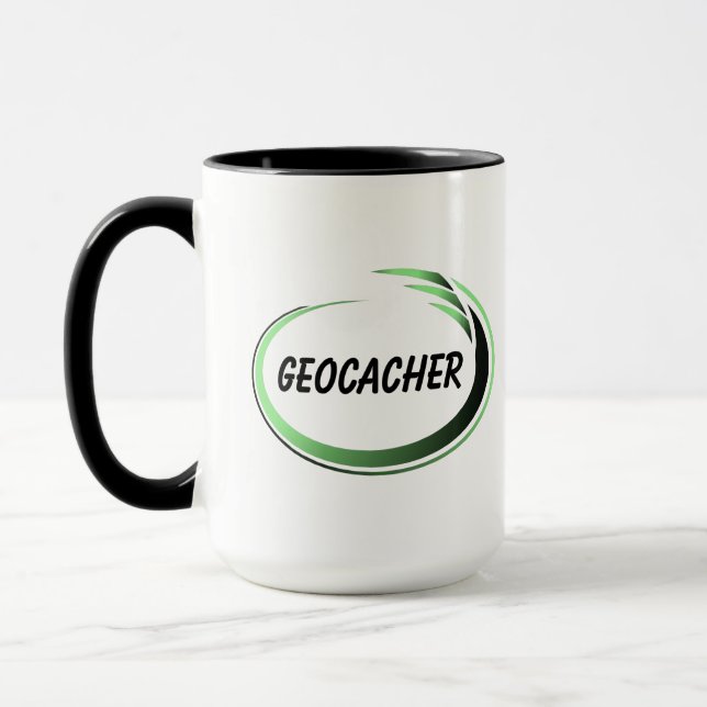 Geocacher Green Splash Tasse (Links)