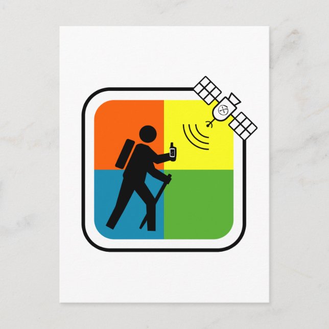 GeoCacher Postkarte (Vorderseite)