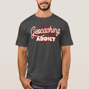Geocaching Addict Retro T-Shirt