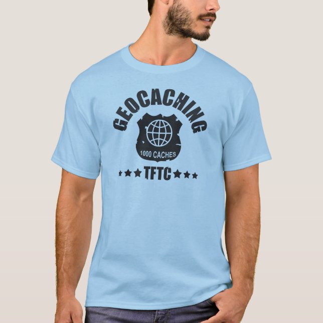 Geocaching Award 1000 T-Shirt (Vorderseite)