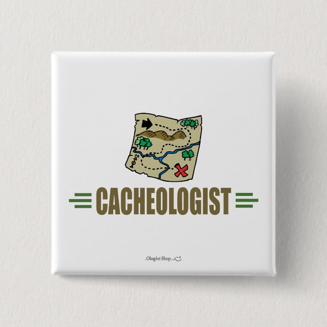 Geocaching Button (Vorderseite)
