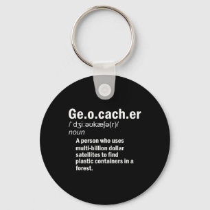 Geocaching-Definition Geocacher Schlüsselanhänger