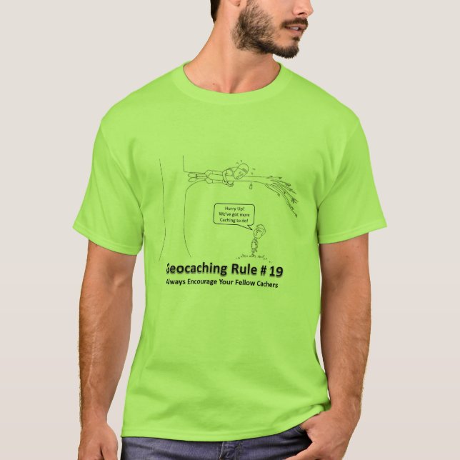 Geocaching DNF - Ermutigung 2 T-Shirt (Vorderseite)