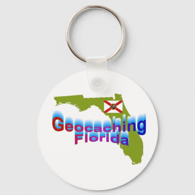 Geocaching Florida Schlüsselanhänger (Vorderseite)