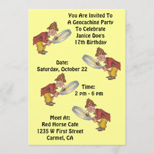 Geocaching Geocache Party Einladung Sherlock Jagd