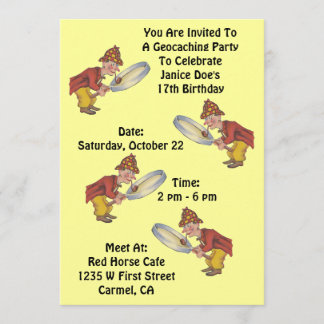 Geocaching Geocache Party Einladung Sherlock Jagd