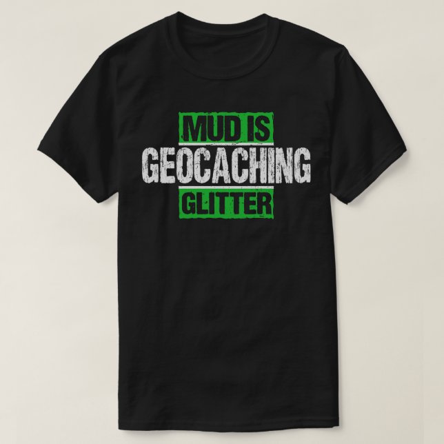 Geocaching Geocacher Caching Cacher Geschenk Gesch T-Shirt (Design vorne)