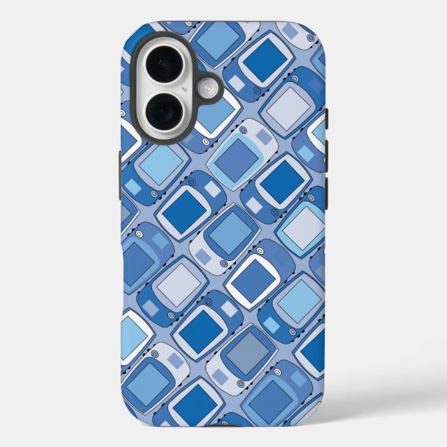 Geocaching-GPS-Navigationseinheiten iPhone 16 Hülle (Rückseite)