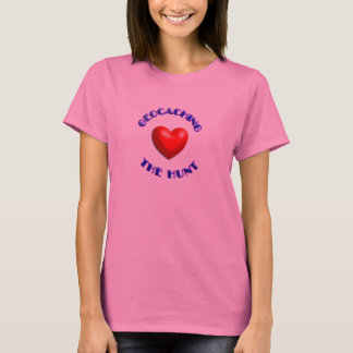geocaching Herz des Herzens die Jagd T-Shirt