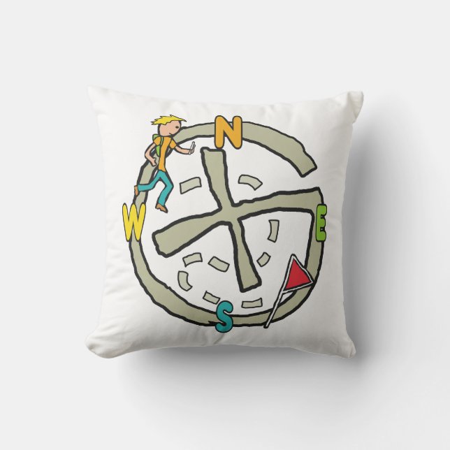 Geocaching Kissen (Vorderseite)