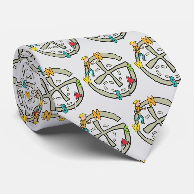 Geocaching Krawatte (Gerollt)