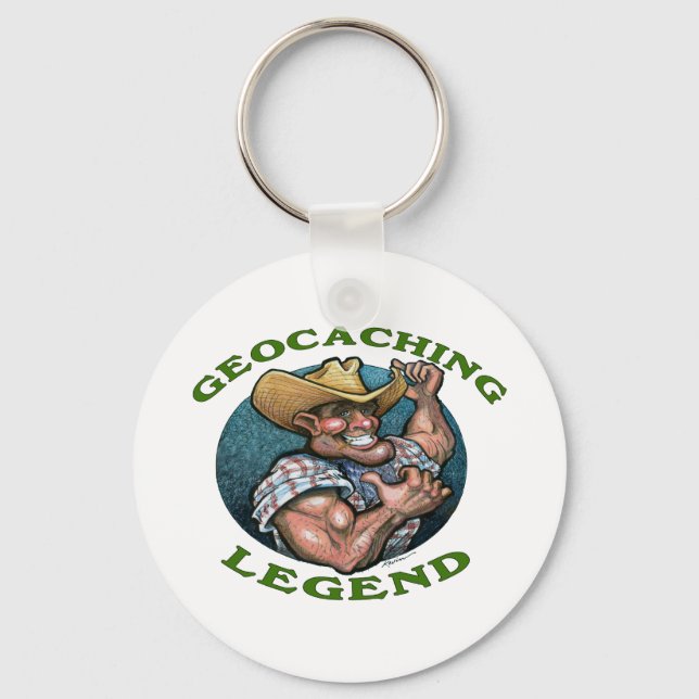Geocaching Legend Schlüsselanhänger (Vorderseite)