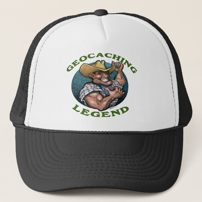 Geocaching Legend Truckerkappe (Vorderseite)