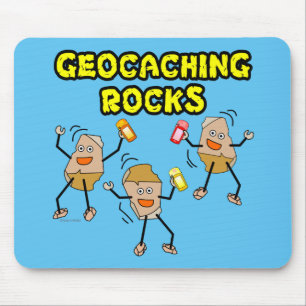 Geocaching Rocks Mousepad