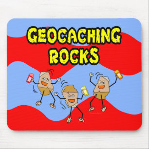 Geocaching Rocks Mousepad