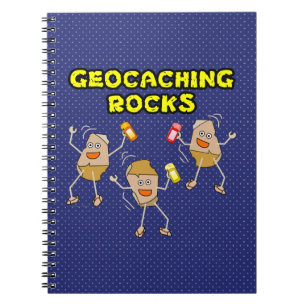 Geocaching Rocks Notizblock