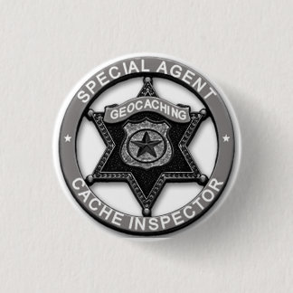Geocaching *Special Agent* Button