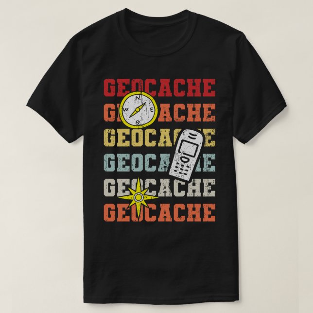 Geocaching-Sprichwort (1) T-Shirt (Design vorne)