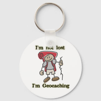 Geocaching Stickman Funny Schlüsselanhänger Geocac