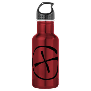 Geocaching-Symbol Edelstahlflasche