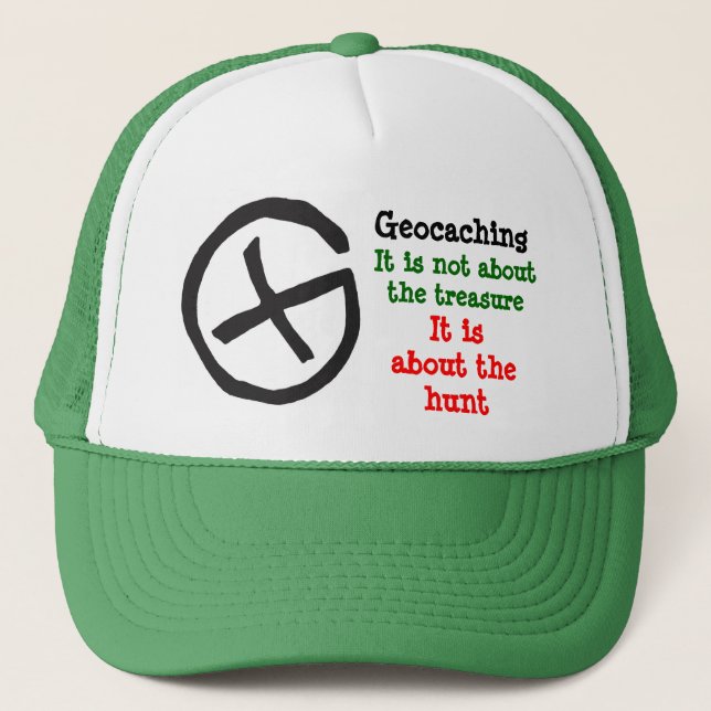Geocaching Symbol Truckerkappe (Vorderseite)