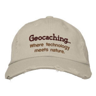 Geocaching Tech+Nature Casquette brodé