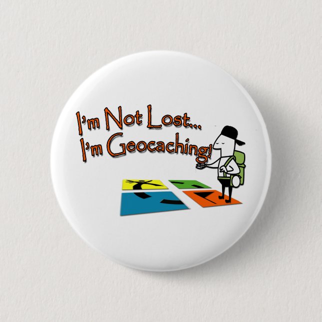 Geocahing Button (Vorderseite)