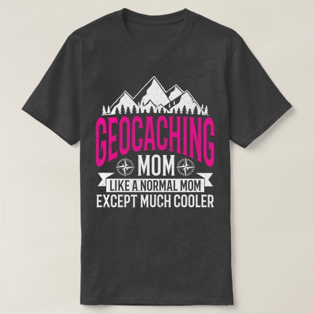 Geocashing Geocahing Geocacher Geocache Geocaching T-Shirt (Design vorne)