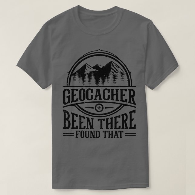 Geocashing Geocahing Geocacher Geocache Geocaching T-Shirt (Design vorne)