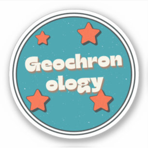Geochronologie Aufkleber