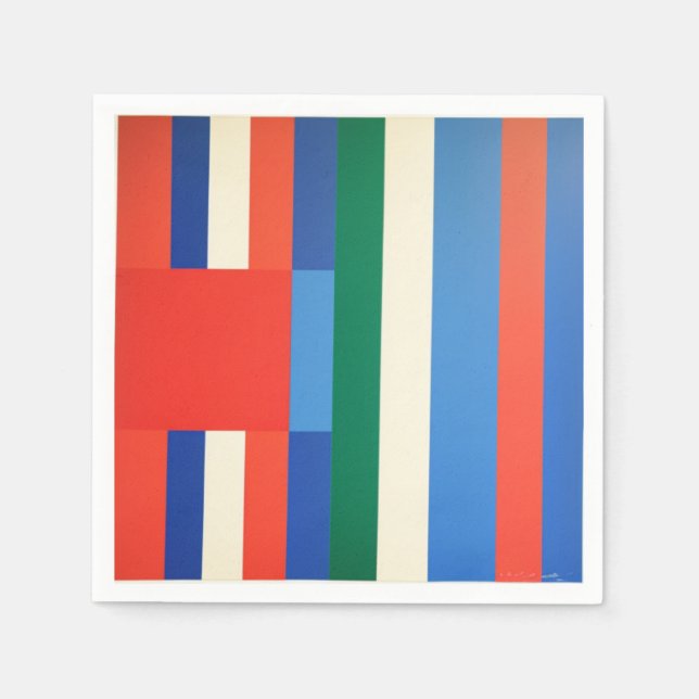 GeoColor Bands Napkin Serviette (Vorderseite)