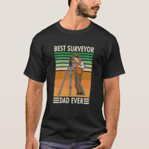 Geodäsie-Vermessungsingenieur Theodolite pro T-Shirt