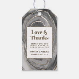 Geode Gemstone Agate Gastgeschenk Hochzeit Tags Geschenkanhänger