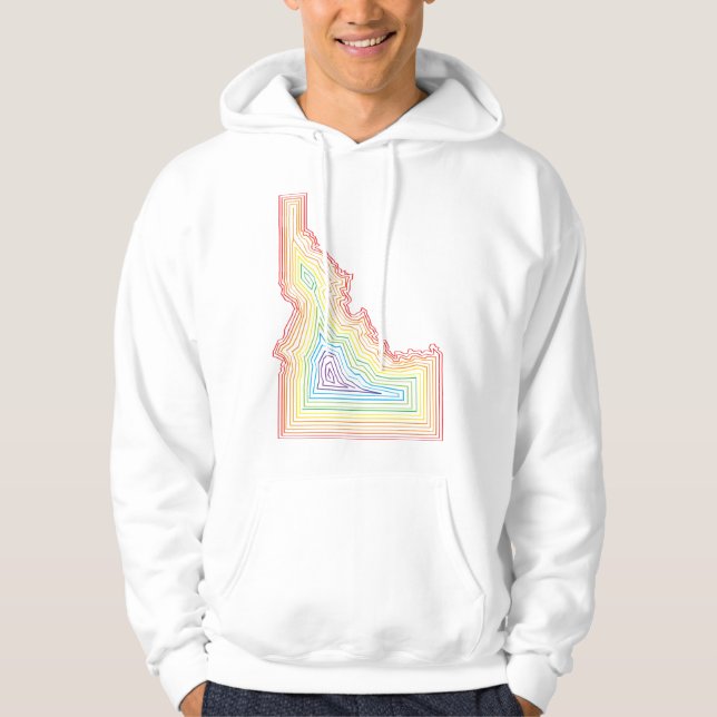Geode Idaho Männerhoodie Hoodie (Vorderseite)